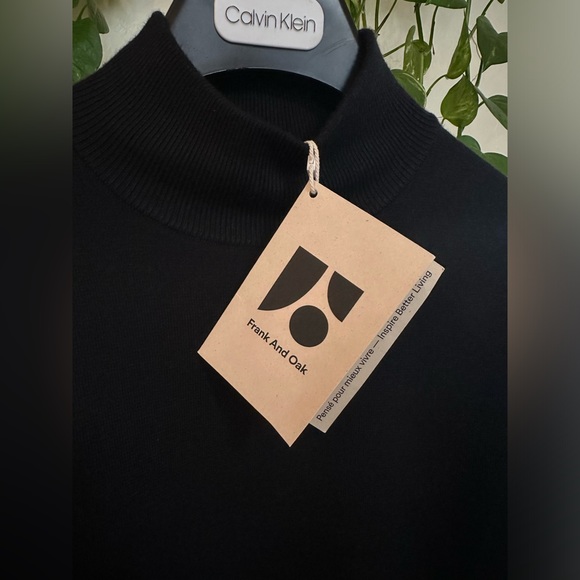NWT Frank and Oak Compact Mockneck Sweater - Picture 7 of 10